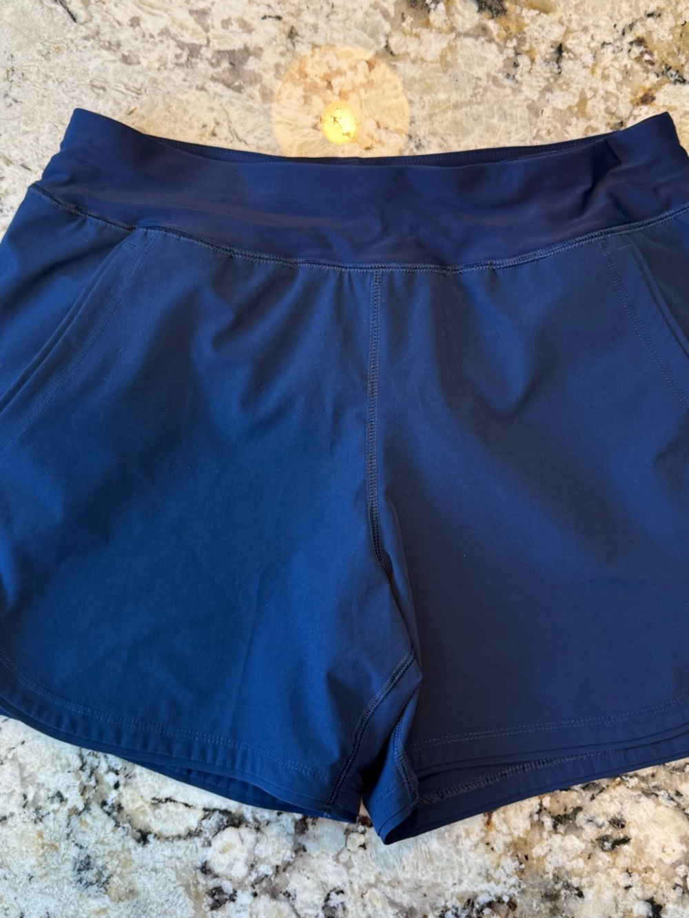Lands' End SunShade Navy Swim Shorts